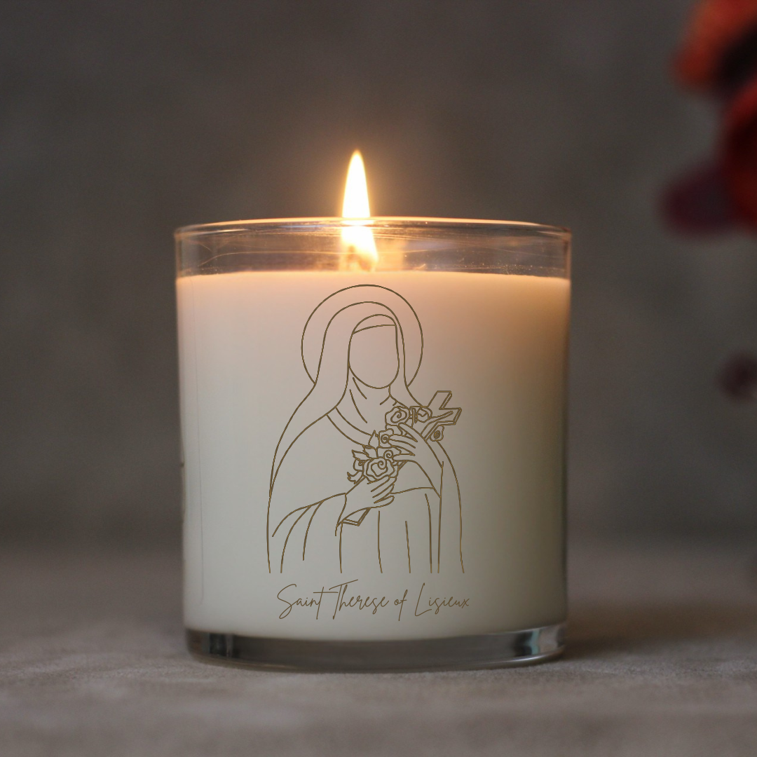 Saint Therese of Lisieux Candle