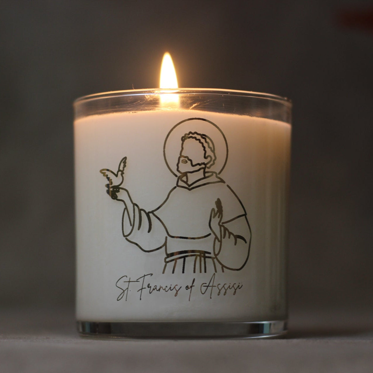 Saint Francis of Assisi Candle
