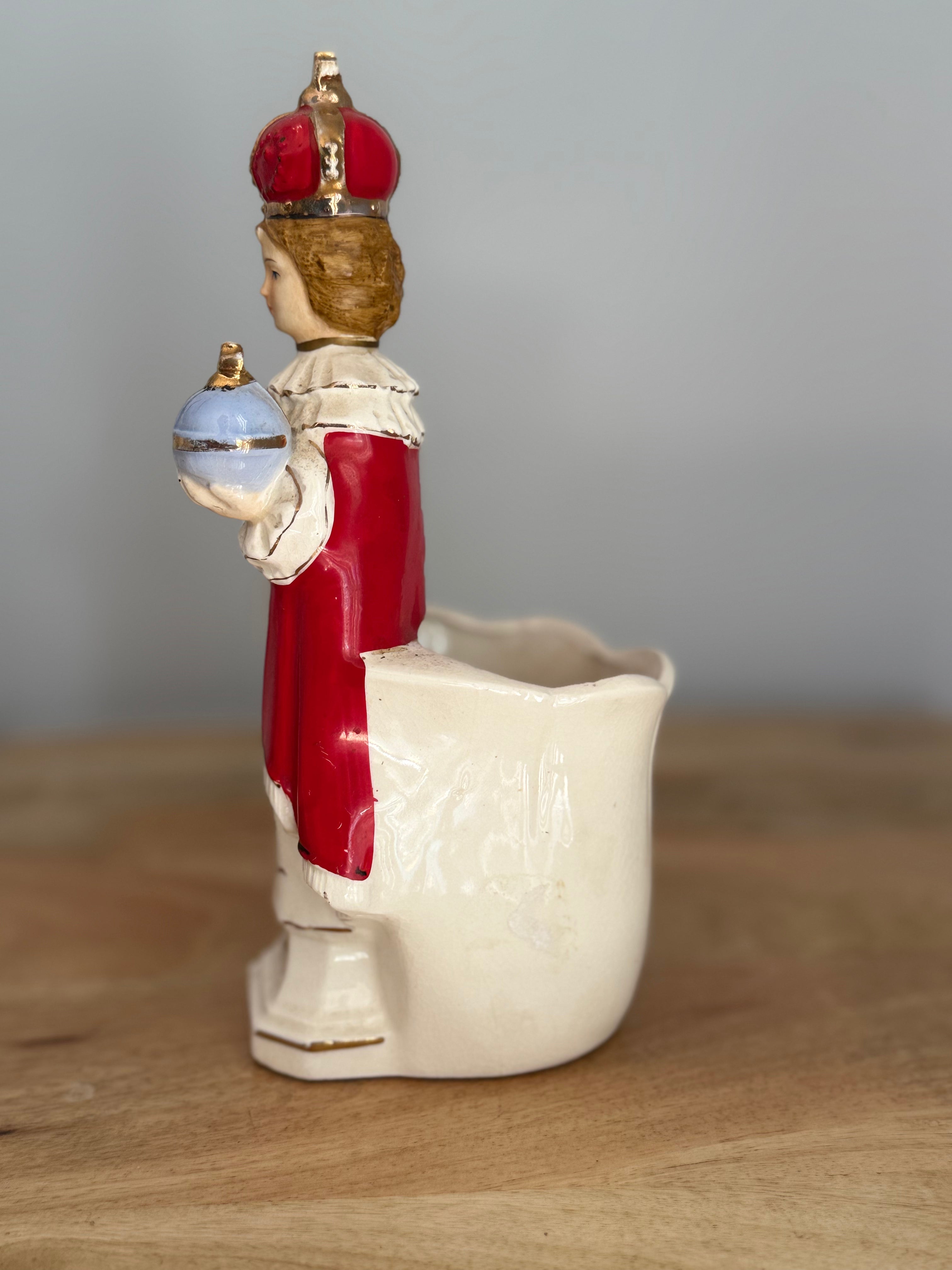 Holy Child Infant of Prague Statue Planter