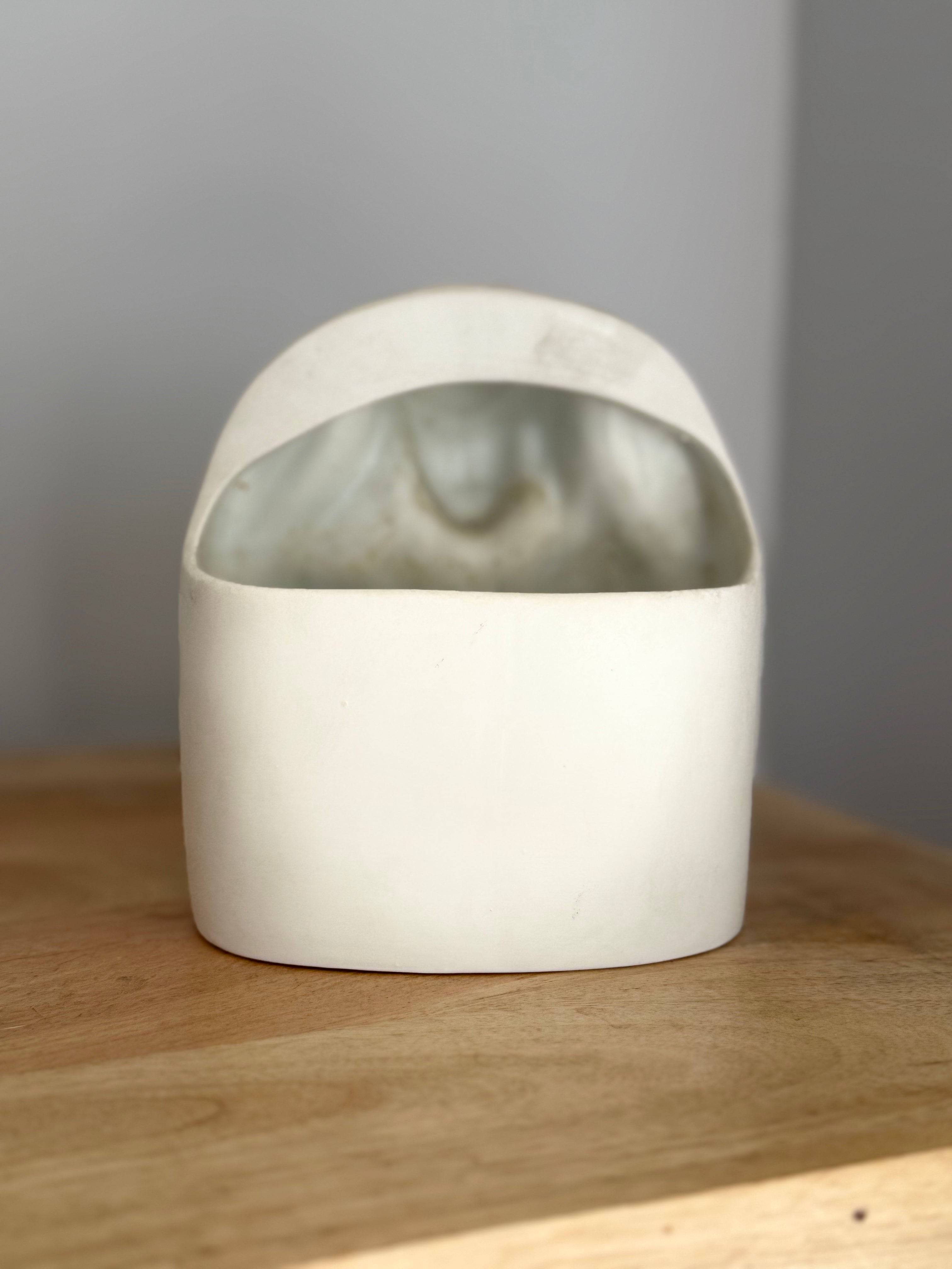 Madonna & Child Bust Bisque Planter