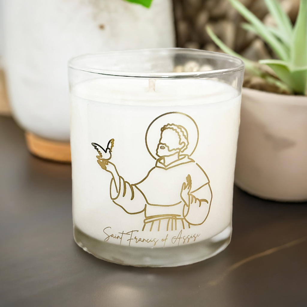 Saint Francis of Assisi Candle
