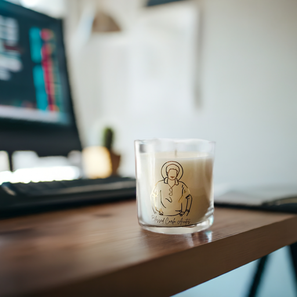 Blessed Carlo Acutis Candle