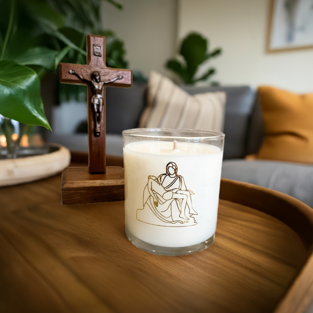 Pieta Candle