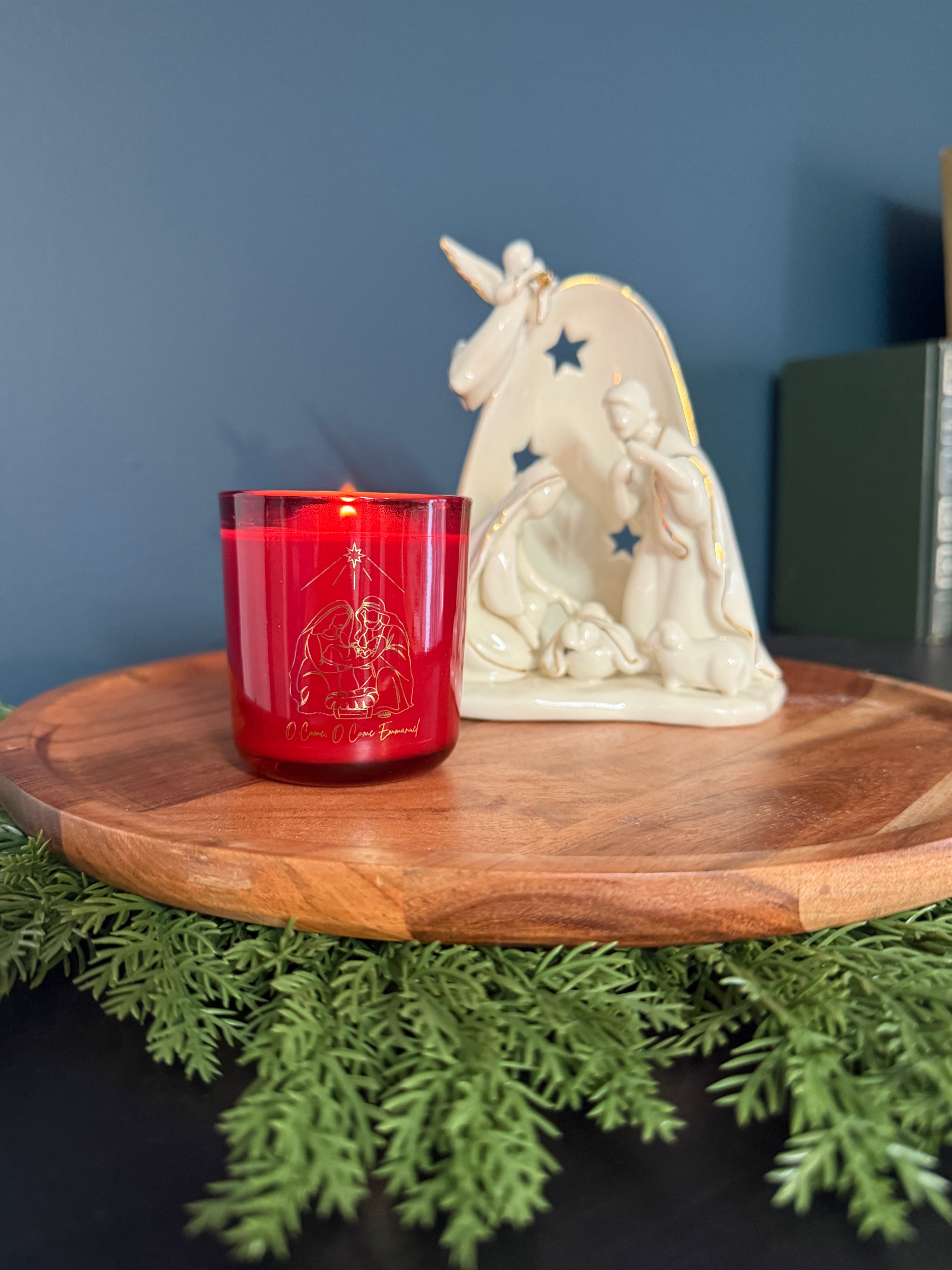 Mini Nativity Candle