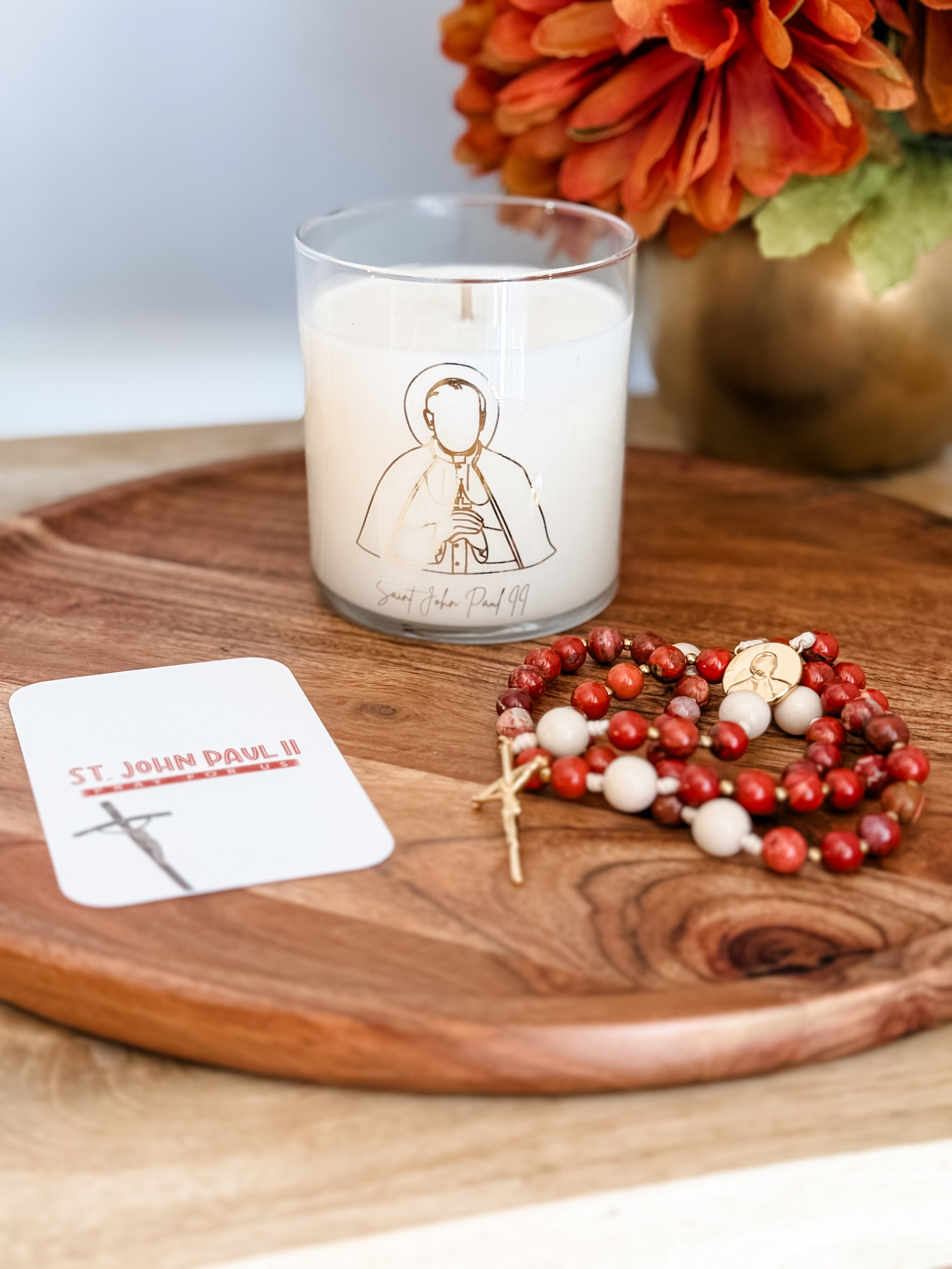 Saint John Paul II Candle