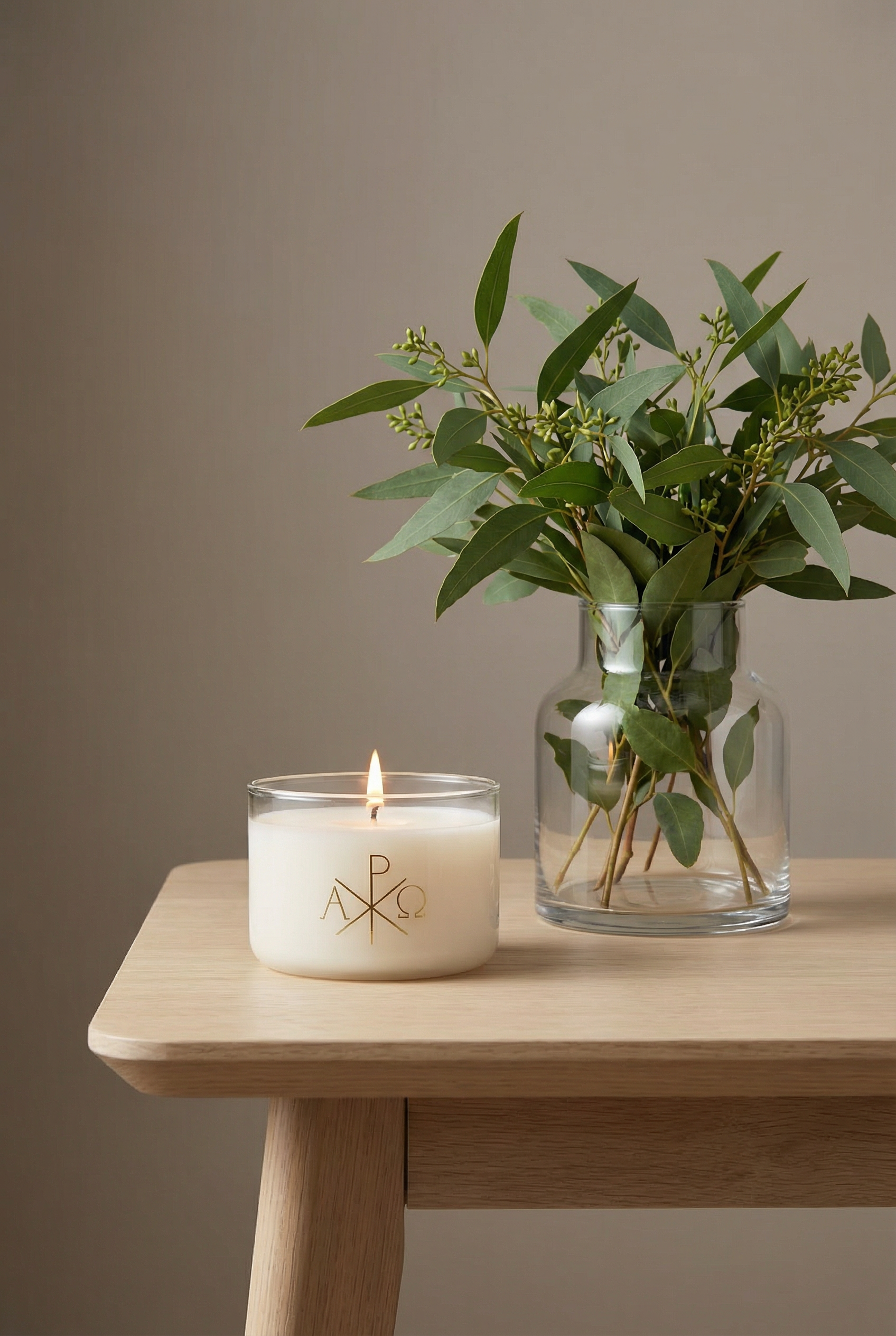 Chrism Candle + Room Spray Bundle