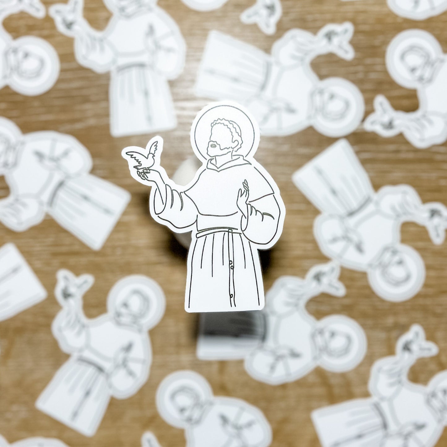 Saint Francis of Assisi Sticker