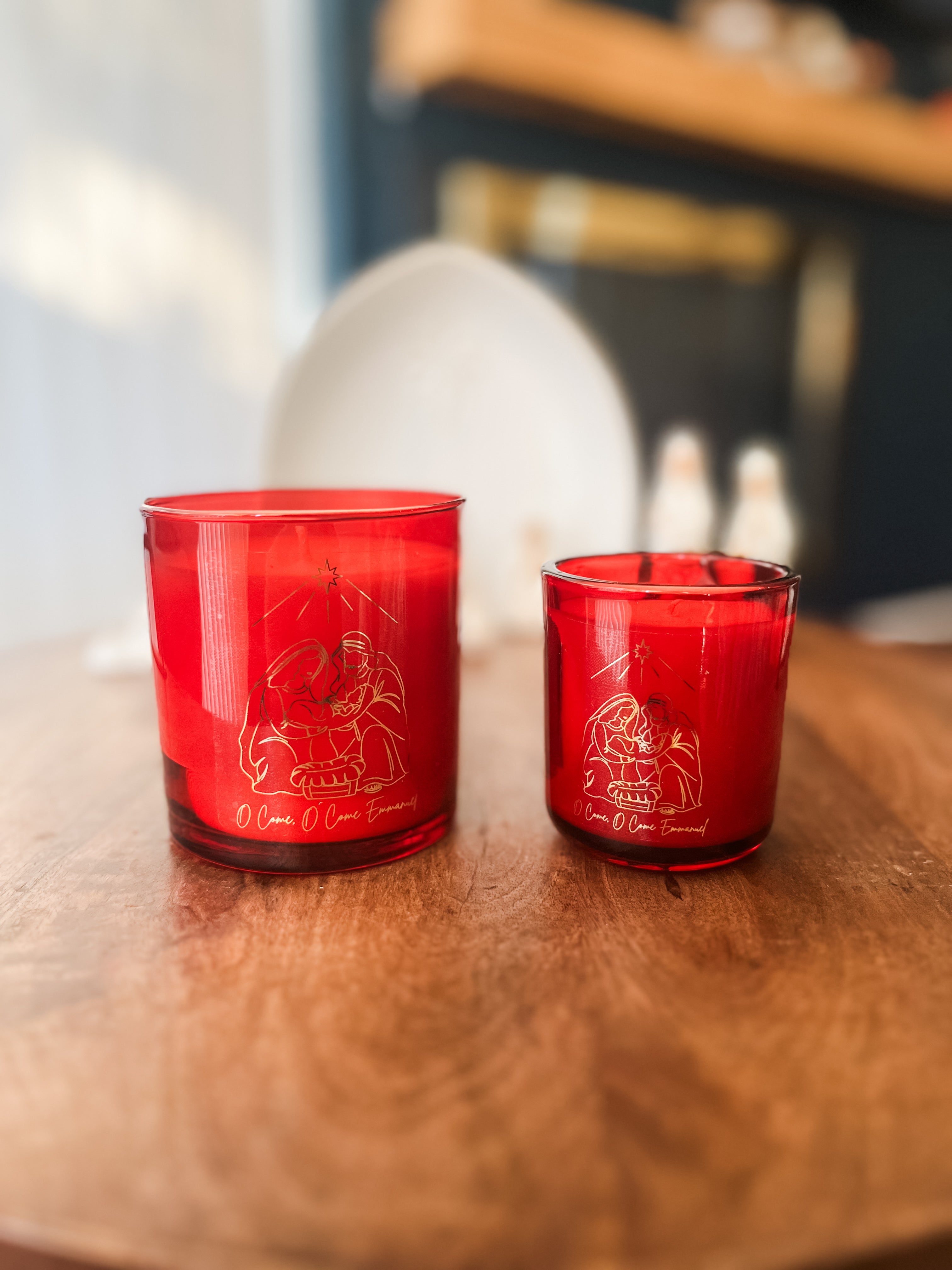 Mini Nativity Candle