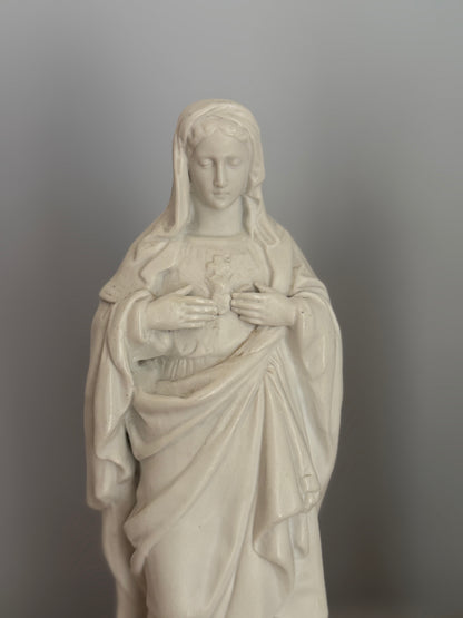 Sacred Heart of Jesus and Immaculate Heart of Mary Bisque Set