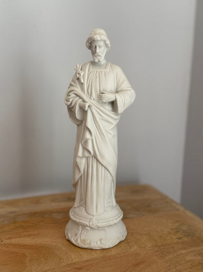 Saint Joseph Bisque Statue