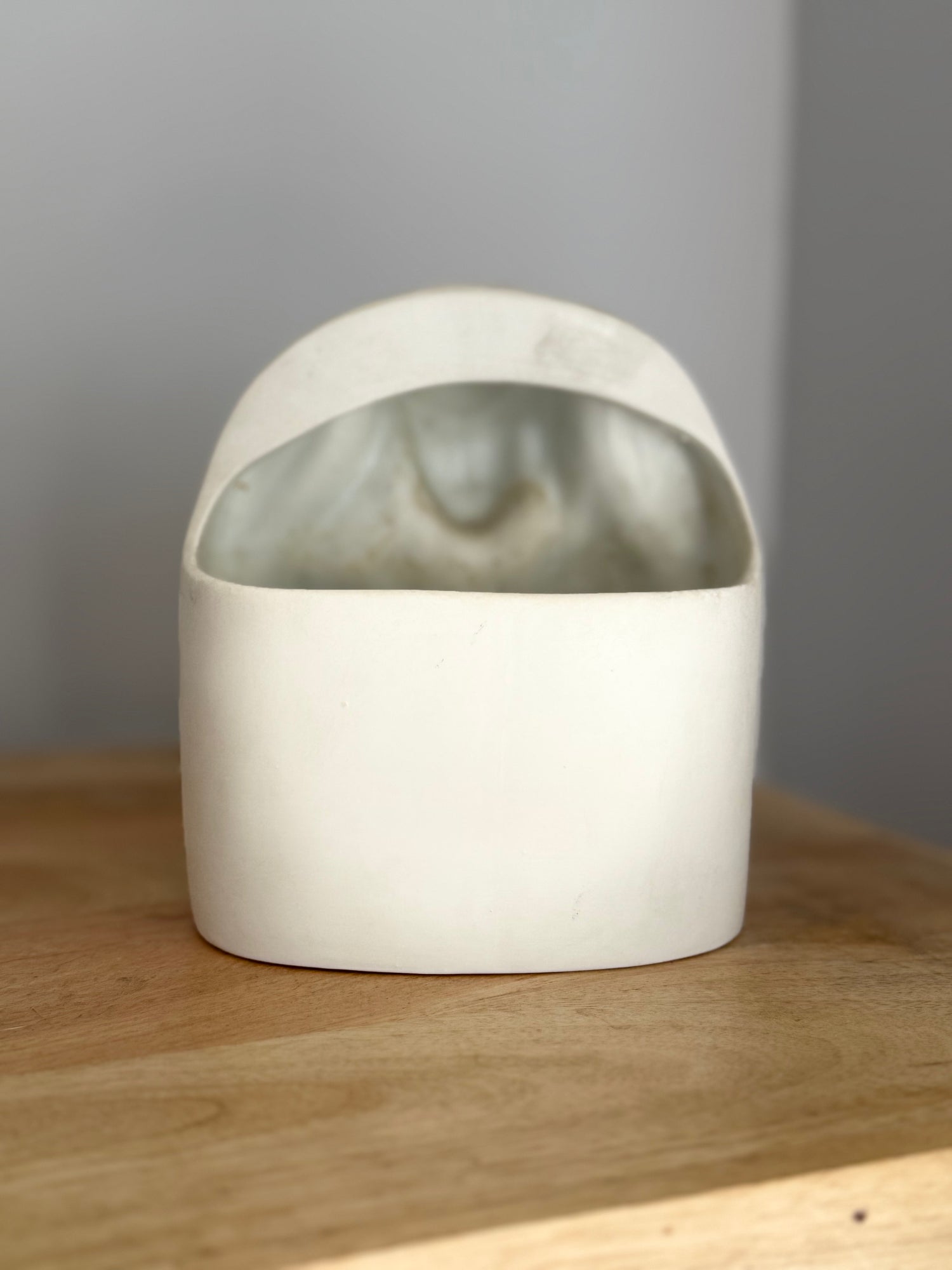 Madonna &amp; Child Bust Bisque Planter