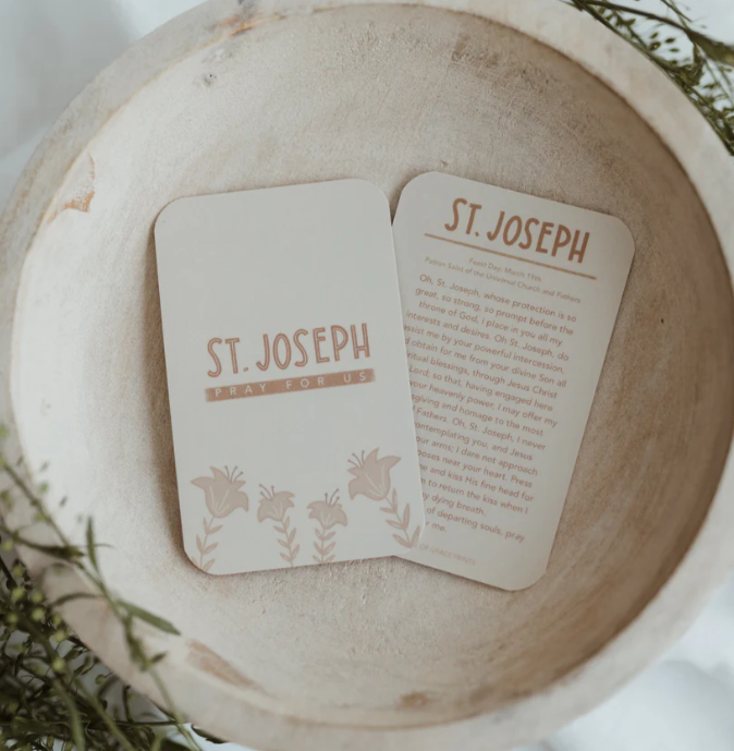 Saint Joseph Prayer Card