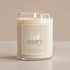 candle with label "hail mary"