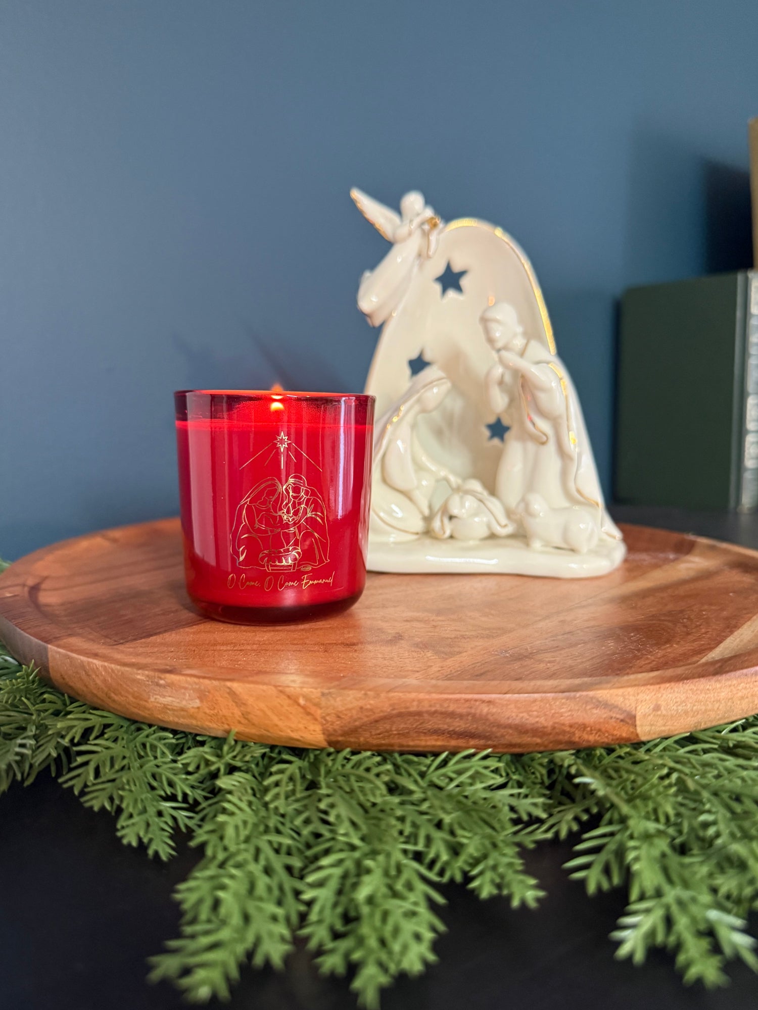 Mini Nativity Candle