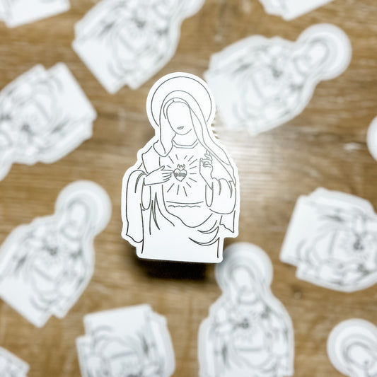 Immaculate Heart of Mary Sticker